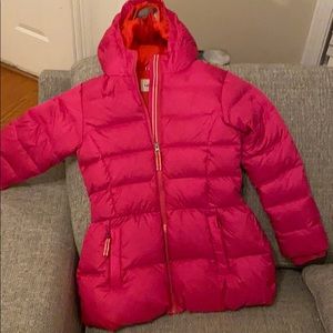 Girls hot pink Lands End jacket
